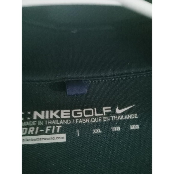 Nike Essential Men's Golf Jacket Pull Over/Zip NAVY Size 2XL - Picture 2 of 2